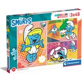 Clementoni puzzle "3x48 " Smrkci 25276 | Shoptok.si