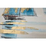  Naslikana slika na platnu ladje 1-delna YOBCWFBC039 - 80x80 cm () | shoptok.hr