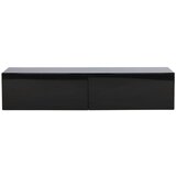 Venture Home TV komoda Fristad 45 × 35 × 160 cm, sjajna crna | shoptok.hr