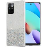 Cadorabo Case, združljiv z Xiaomi v prozornici z bleščicami - zaščitnim pokrovom, narejen iz fleksibilnega silikona TPU s penečimi bleščicami, (20694369) | Shoptok.si