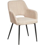 MID.YOU NASLANJAČ, les, kovina, tekstil črna, rjavosiva | Shoptok.si