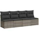  10-dijelni set vrtnih sofa od poliratana s jastucima sivi | shoptok.hr
