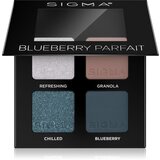 Sigma Beauty Quad paleta senčil za oči odtenek Blueberry Parfait 4 g Cene
