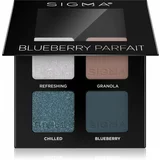 Sigma Beauty Quad paleta senčil za oči odtenek Blueberry Parfait 4 g