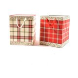 Viter novogodišnja kesa extra široka tartan ( 75587 )