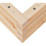  Vrtno cvetlično korito 110x40x23 cm trdna borovina | Shoptok.si
