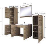 P & B kopalnica malo, temni hrast, 5-Delno | Shoptok.si