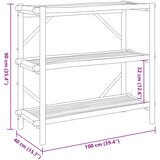  Polica s 3 razine 100 x 40 x 90 cm od bambusa | Eponuda.com