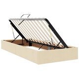  Krevet s od storage s uzglavljem 2 kom. Krem Lažna koža 180 x 200 cm | Shoptok.si