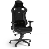 NOBLECHAIRS EPIC Real Leather Gaming stolica crna | ePonuda.com