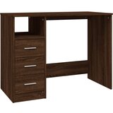 Maison Chic Pisalna miza - pisarniška miza - Računalniška miza s predali rjav hrast 102x50x76 cm inženirski les, (21785084) Cene