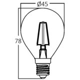 Braytron BRY-ADVANCE-4W-E14-P45-CLR-3000K LED sijalica 3000K | Eponuda.com