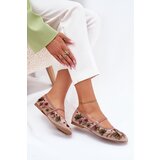 Boto Ballet Flats With Embroidery And Strap Pink Lilindraen | Shoptok.si