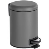 Wenko sivi koš za smeće s pedalom Leman, 3 l | shoptok.hr