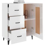  Komoda sjajna bijela 69 5x34x90 cm od konstruiranog drva | shoptok.hr