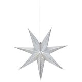 Markslöjd 705769 - Božićna dekoracija GLITTER, 1xE14/25W/230V, prečnik 45 cm, srebrna | Eponuda.com