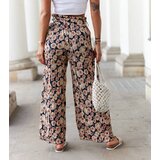Gemre Navy wide pleated trousers Aberdeen | Shoptok.si
