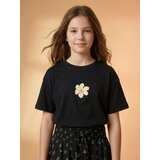 Sinsay Pamučna majica s cvjetnim printom | shoptok.hr