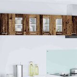  Viseći ormarić s policom Riga 2 pcs Staro drvo 60 x 31 x 40 cm | shoptok.hr