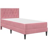 Okvir kreveta s madracem Ružičasta 100 x 200 cm Baršun | shoptok.hr