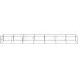  Kavez za pse srebrni 7 m² čelični | shoptok.hr