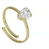 Victoria Cruz eunoia crystal gold prsten sa swarovski kristalom ( a4361-07da )