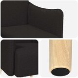 Ukrasna fotelja Crna Bouclé | shoptok.hr