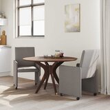  Blagovačke stolice s kotačima 2 pcs Sivo-smeđa 57 x 66 x 94 cm | shoptok.hr