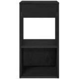  Noćni ormarići s ladicom 2 kom crni hrast 35x34x66,5 cm | shoptok.hr