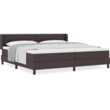  Postelja boxspring z vzmetnico Temno rjava 200 x 200 cm, (5000127073) | Shoptok.si