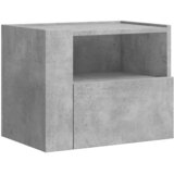  Zidni noćni ormarići 2 kom siva boja betona 45 x 30 x 35 cm | shoptok.hr