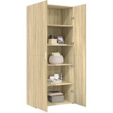 Visoka komoda boja hrasta sonome 80 x 42,5 x 185 cm drvena | Eponuda.com
