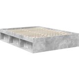  Konstrukcija postelje Beton 140 x 200 cm Masivno borovo les, (5000102840) | Shoptok.si