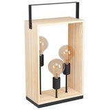 Eglo Famborough stolna lampa 3x E27, 56,5 cm, drvo/crna, 43416 Cijene