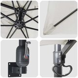  Vrtni suncobran Pijesak 248,5 x 247,5 x 160 cm | shoptok.hr