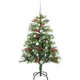  Umjetno božićno drvce 150 LED lampica Topla bijela PVC i metal Slike