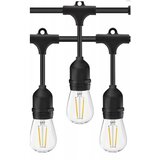  LED spoljašnji dekorativni niz 15xE27/1W/230V 15 m IP65 crna | Eponuda.com