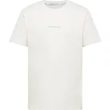 Calvin Klein Jeans Majica siva / bela / naravno bela