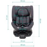 Zopa autosjedalica Voyager 2 i-Size, Night Black | shoptok.hr