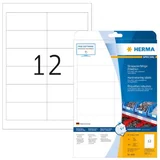 Labels hard-wearing A4 97x42.3 mm white strong adhesion film matt weatherproof 300 pcs.