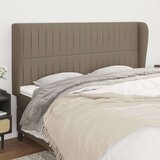  Vzglavje z ušesi taupe 203x23x118/128 cm blago, (20953019) Cene