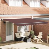 Tenda na ručno uvlačenje smeđa 400 x 300 cm | shoptok.hr