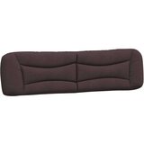 vidaXL Posteljni okvir z vzglavjem temno rjav 200x200 cm blago, (21088924) | Shoptok.si