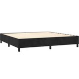  Krevet s oprugama i madracem crni 180x200 cm baršunasti | shoptok.hr
