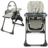 Kinderkraft stol za hranjenje Tummie grey | Shoptok.si