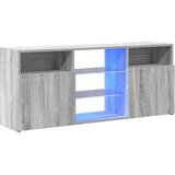 TV ormarić s LED svjetlima boja hrasta sonome 120x30x50 cm | shoptok.hr