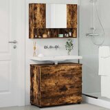  Set namještaja za kupaonicu 2 kom. Dimljeni hrast Smeđa 76,5 x 35 x 64 cm | shoptok.hr