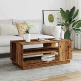 vidaXL Kava miza Old Wood 102x55x43 cm Inženirski les | Shoptok.si