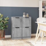 The Living Store Komoda 2 kosa siva sonoma 30x30x70 cm konstruiran les - Komoda, (21661875) | Shoptok.si