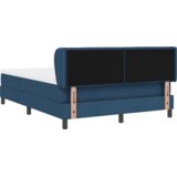 Box Postelja s podstavkom in vzmetnico Modra 160x200 cm Tkanina, (22051904) | Shoptok.si